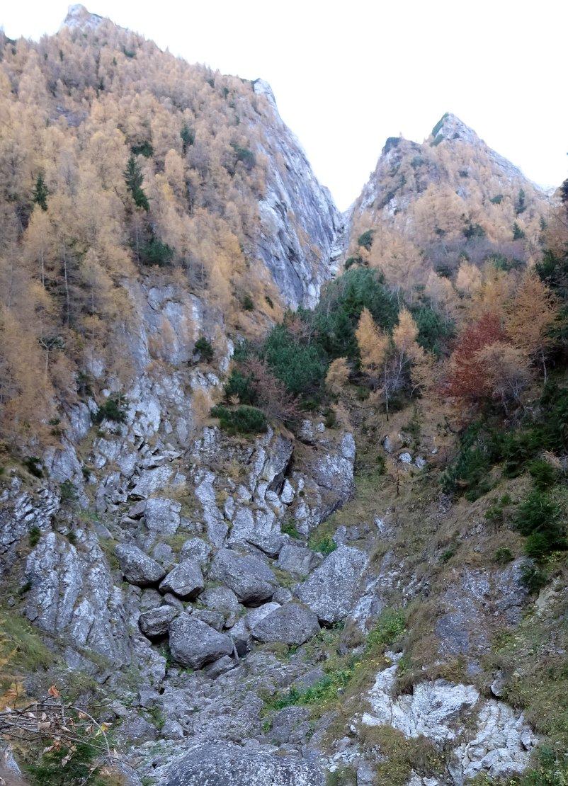 Confluenta cu valea Malinului. Sursa foto: Rupi