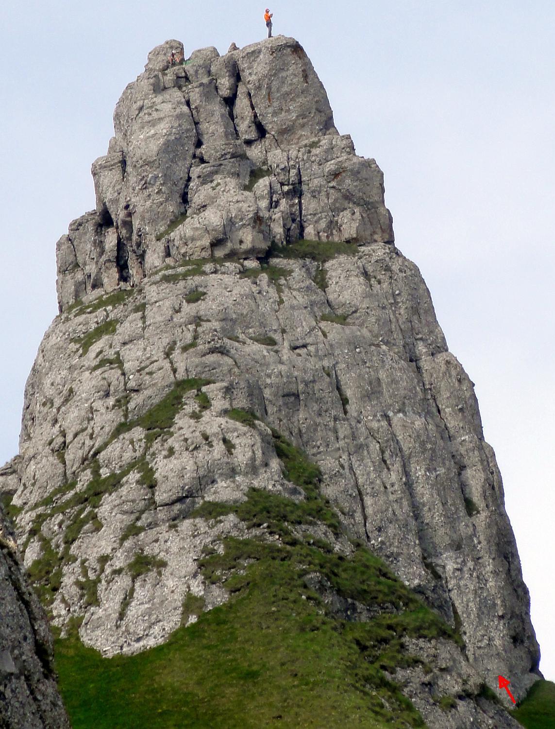 Degetul Roșu văzut din Brâna Acelor. Sursa foto: Rupi (2015)