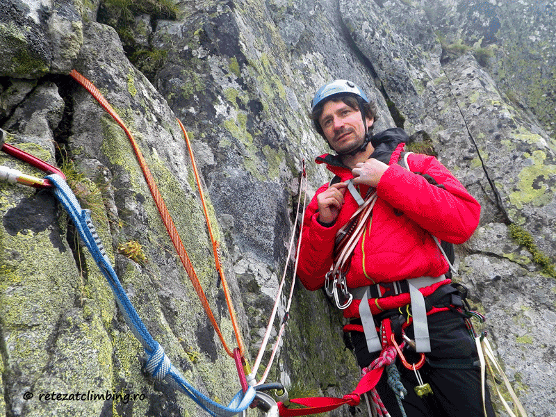 Regrupare 3. Sursă foto: retezatclimbing.ro