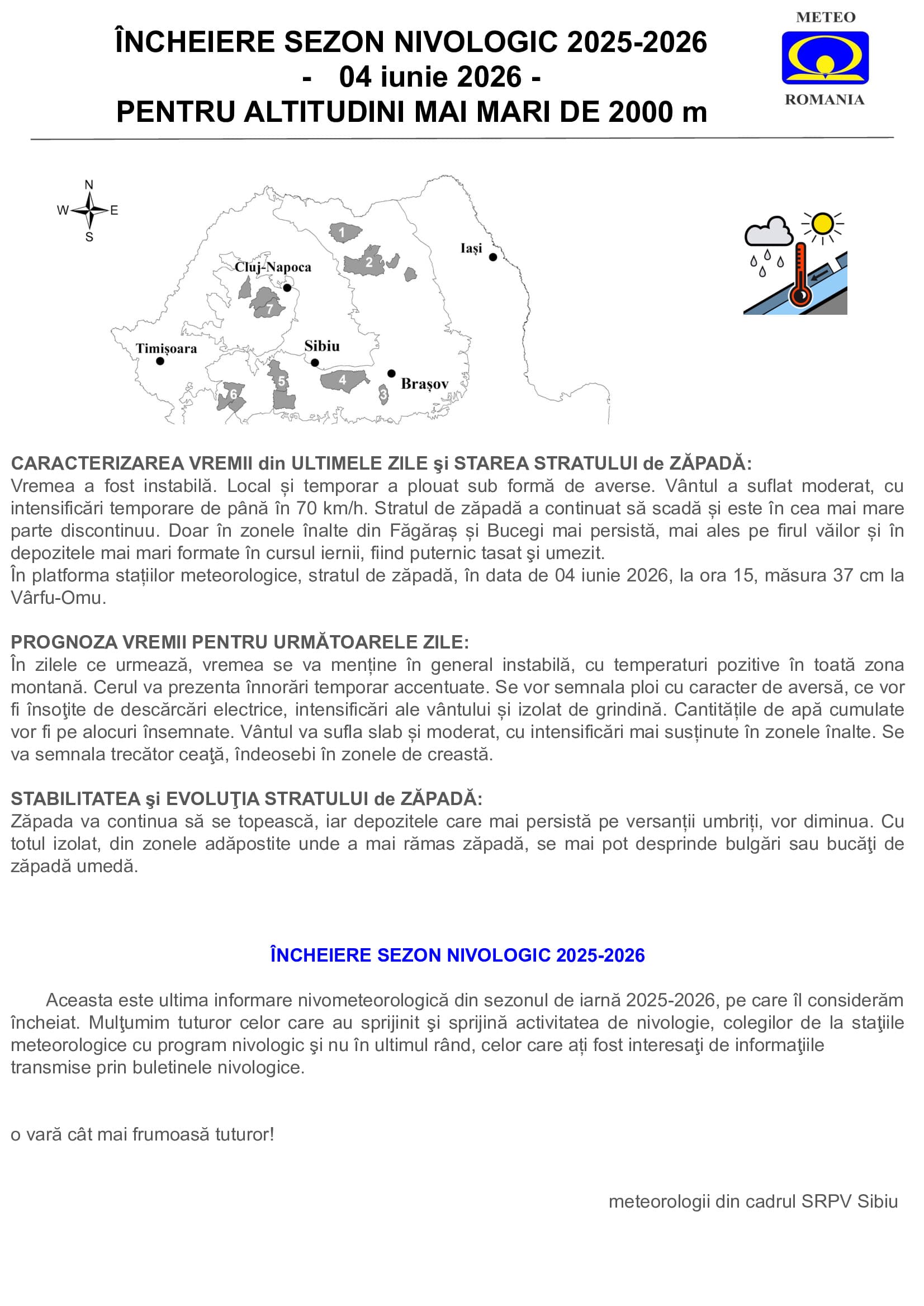 Buletin nivometeorologic - Pagina 1